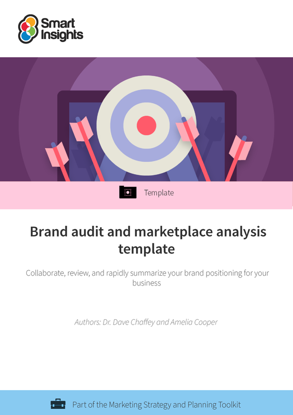 Brand audit and marketplace analysis template