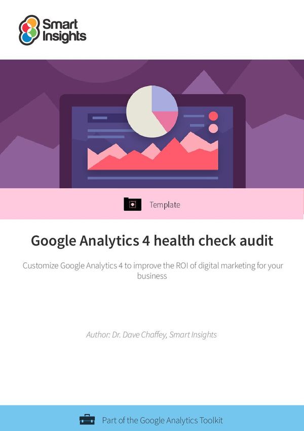 Google Analytics 4 health check audit