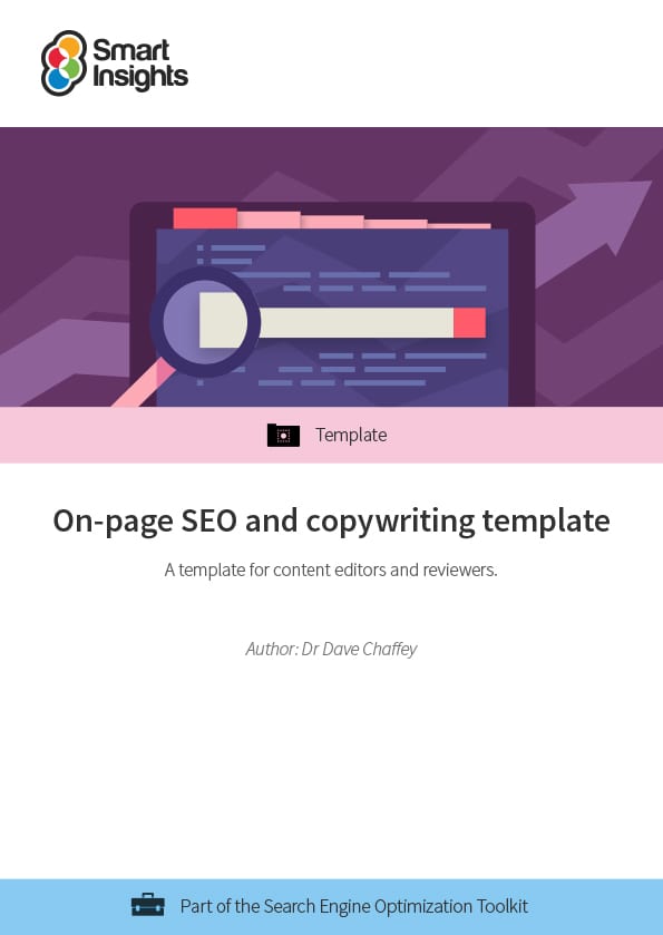 On-page SEO and copywriting template