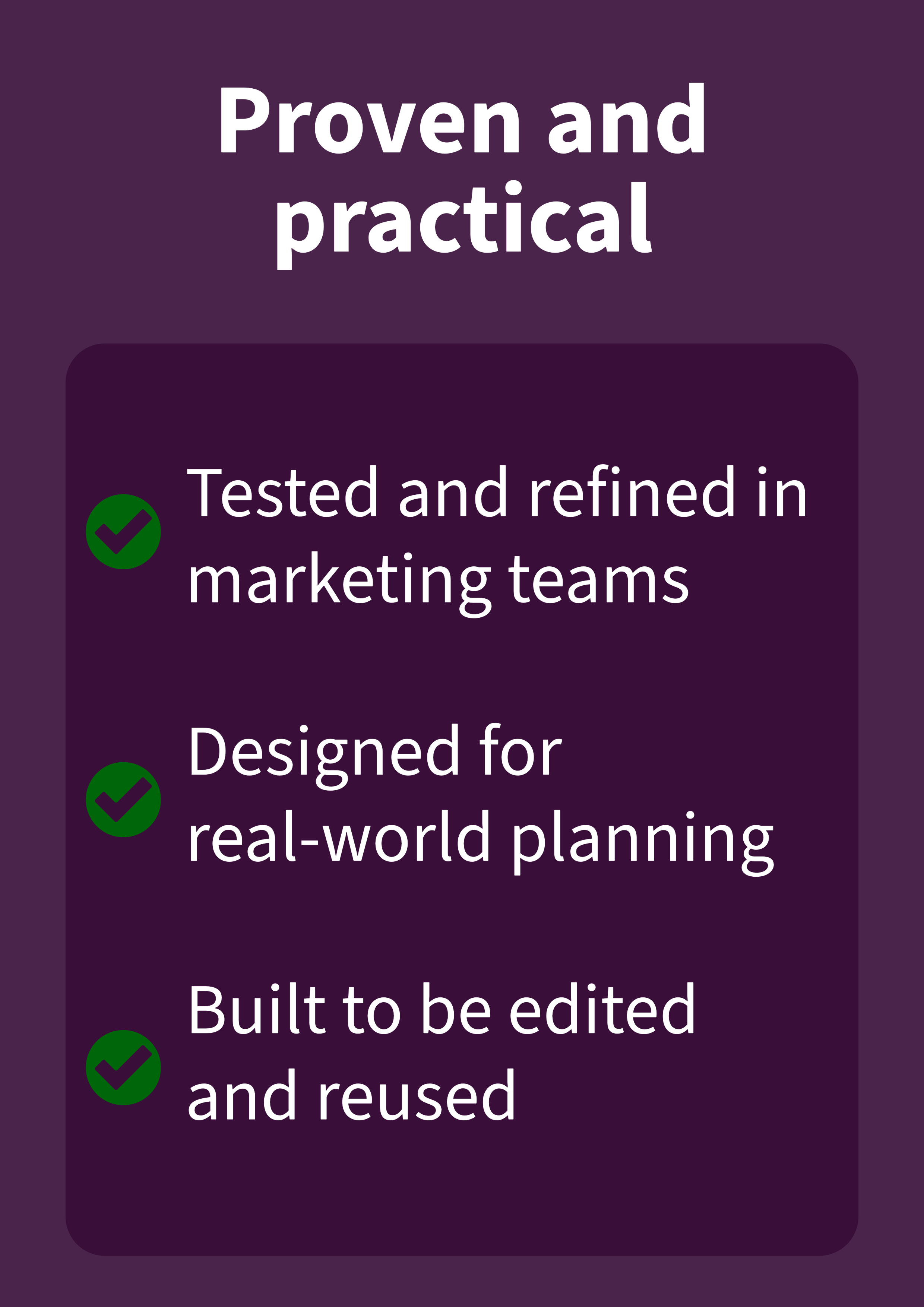 Campaign planning toolkit